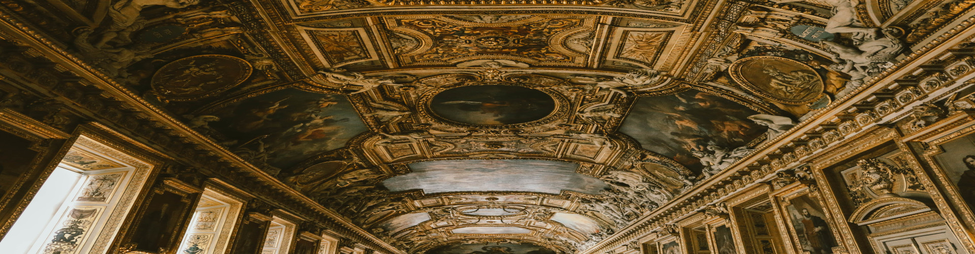 Ceiling of a museum