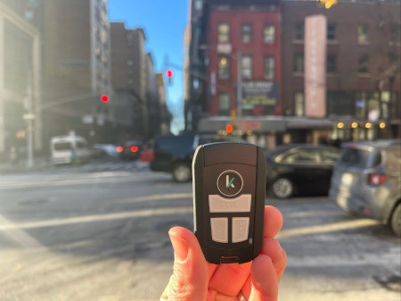 The remote control that uses Bluetooth to actuate accessible pedestrian signals