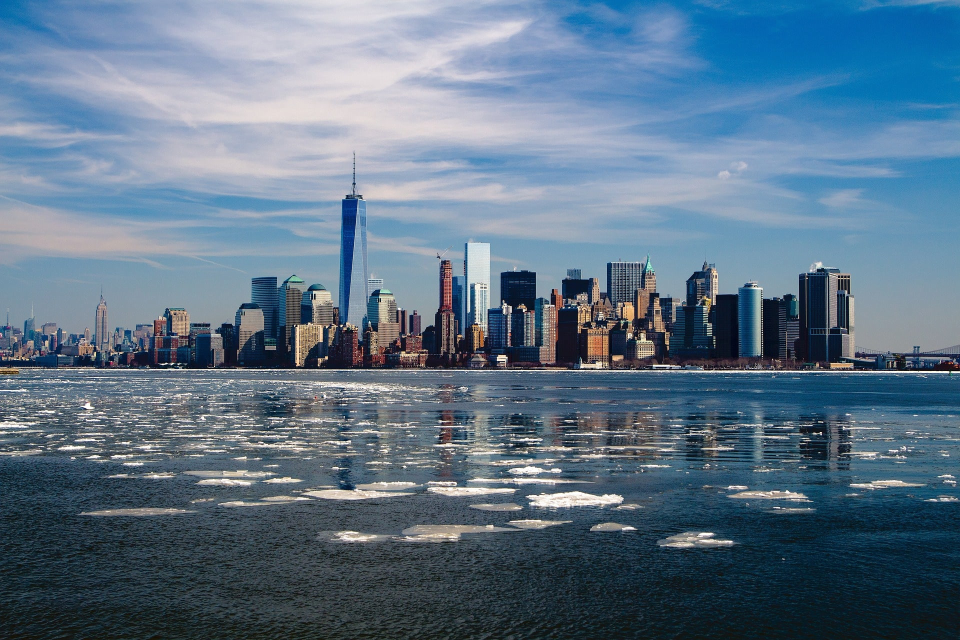 View of Manhattan's skyscrapers